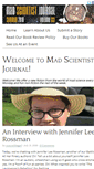 Mobile Screenshot of madscientistjournal.org