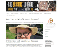 Tablet Screenshot of madscientistjournal.org